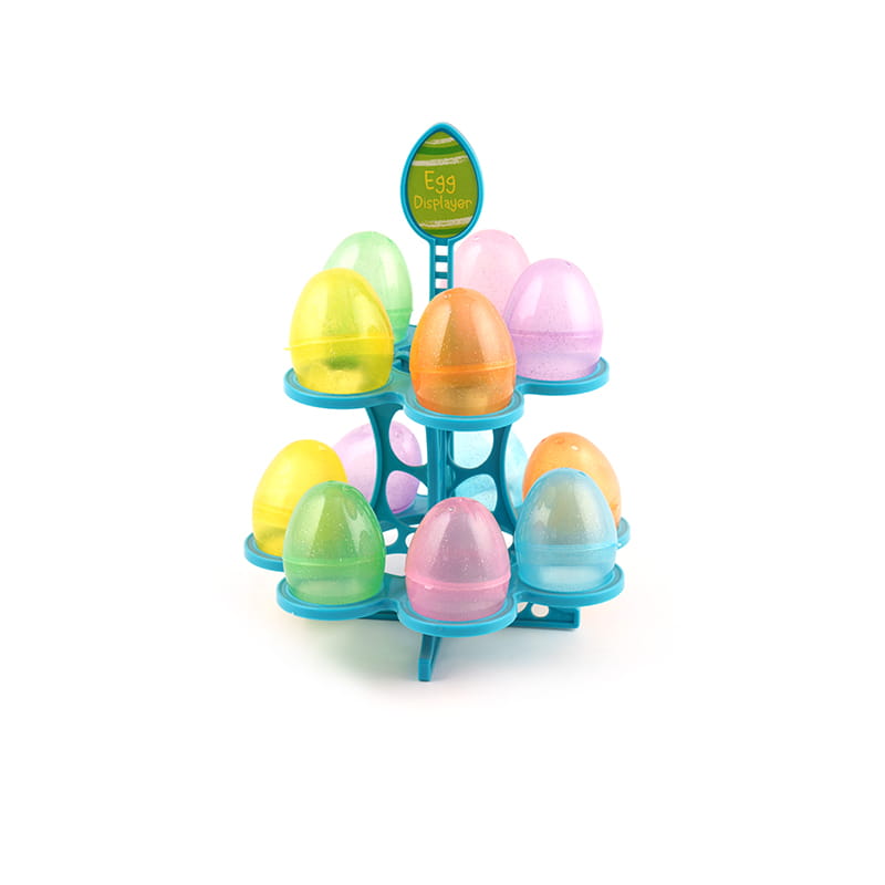 لعبة بيض الفصح البلاستيكية اللامعة