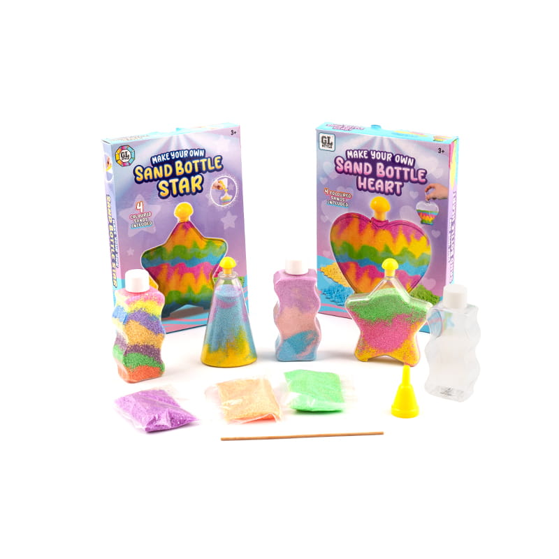 ربطة الصبغ ، الطباشير ، الرمال الملونة ، ألعاب DIY